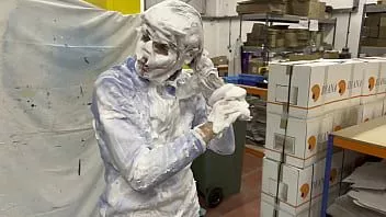 Riproduci Il vello - pezzato e ricoperto di porridge