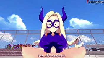 play Yu takeyama having sex in a roof super sexy blowjob | boku no hero | short